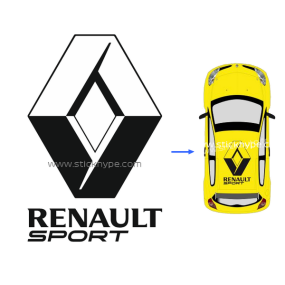 Sticker de toit Renault Sport type A