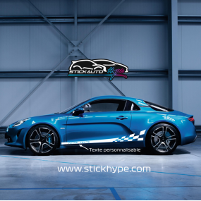 Kit Alpine A110 Stripe bas de caisse personnalisable