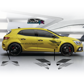 Kit Mégane 4 RS Ultime porte av. et pc ar. Renault Sport