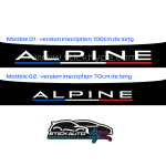 Bandeaux pare soleil Alpine A110 Bandeaux pare soleil Alpine A110