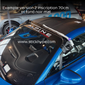 Bandeaux pare soleil Alpine A110