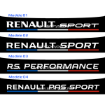 Bandeau pare soleil Renault Sport BBR