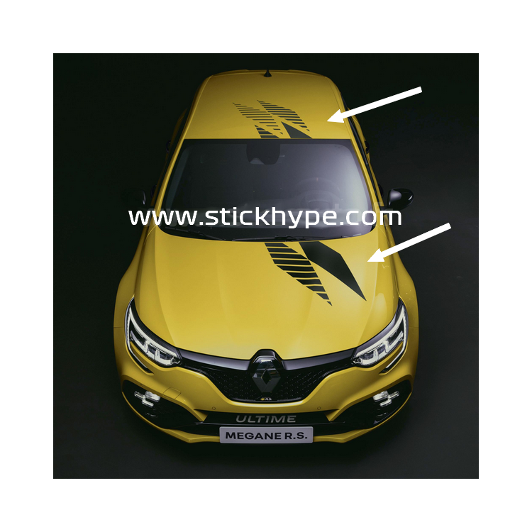 Kit Mégane 4 RS Ultime capot av. et toit Renault Sport Kit Mégane 4 RS Ultime capot av. et toit Renault Sport