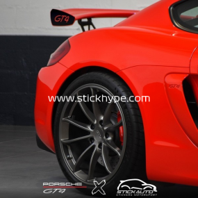 Sticker dérive d'aileron Porsche GT4 981