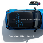 Stickers de toit Alpine A contour A290 version bleu mat Stickers de toit Alpine A contour A290 version bleu mat