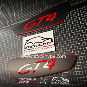 Sticker dérive d'aileron Porsche GT4 981