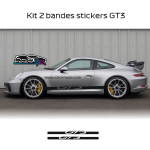 Kit 2 Bandes latérales stickers Porsche GT3 991 Kit 2 Bandes latérales stickers Porsche GT3 991
